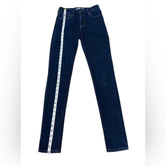 NWOT, Levi’s, 721 High Rise Skinny Jeans, Size 25, Dark Blue - Picture 11 of 14